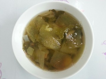 수박껍질시래기국