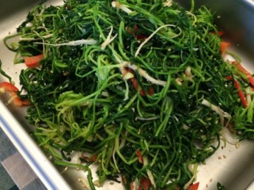 황성수 힐링테이블_냉이 무침