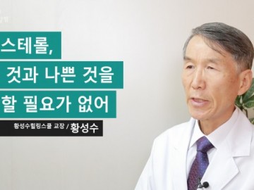 콜레스테롤, 좋은 것과 나쁜 것을 구분할 필요가 없어