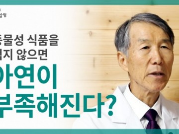 동물성 식품을 먹지 않으면 아연이 부족해진다